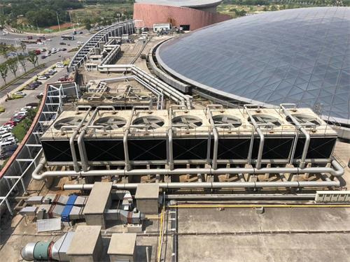 玻璃鋼冷卻塔廠家淺析冷卻塔破裂的原因及措施(大型