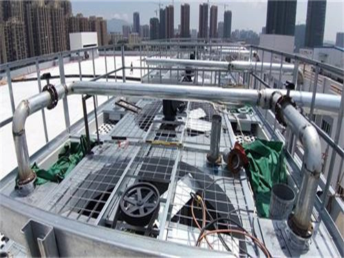 開式冷卻塔點滴式填料的制作過程(開式逆流冷卻塔)